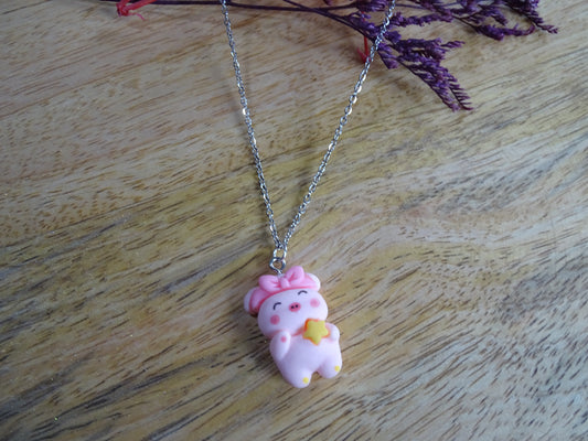 Halskette  Schweinchen Peggy