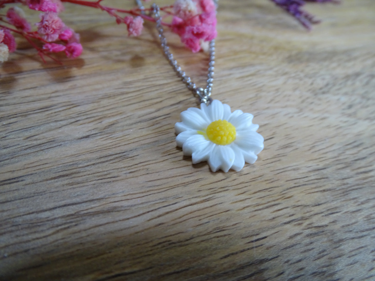 Halskette Gänseblümchen