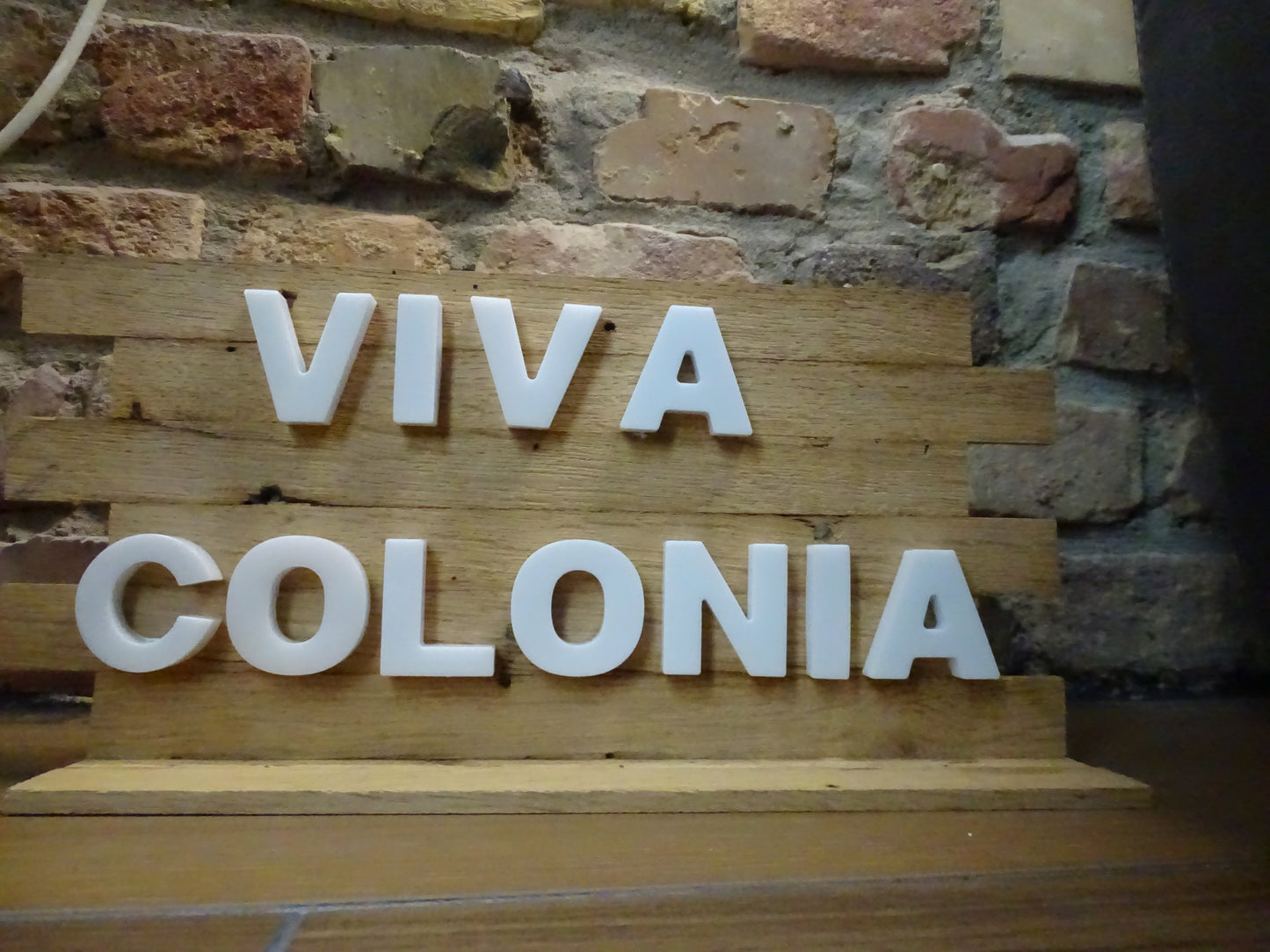 Viva Colonia - Deko Schild - Köln Fans - Karneval - Session Deko