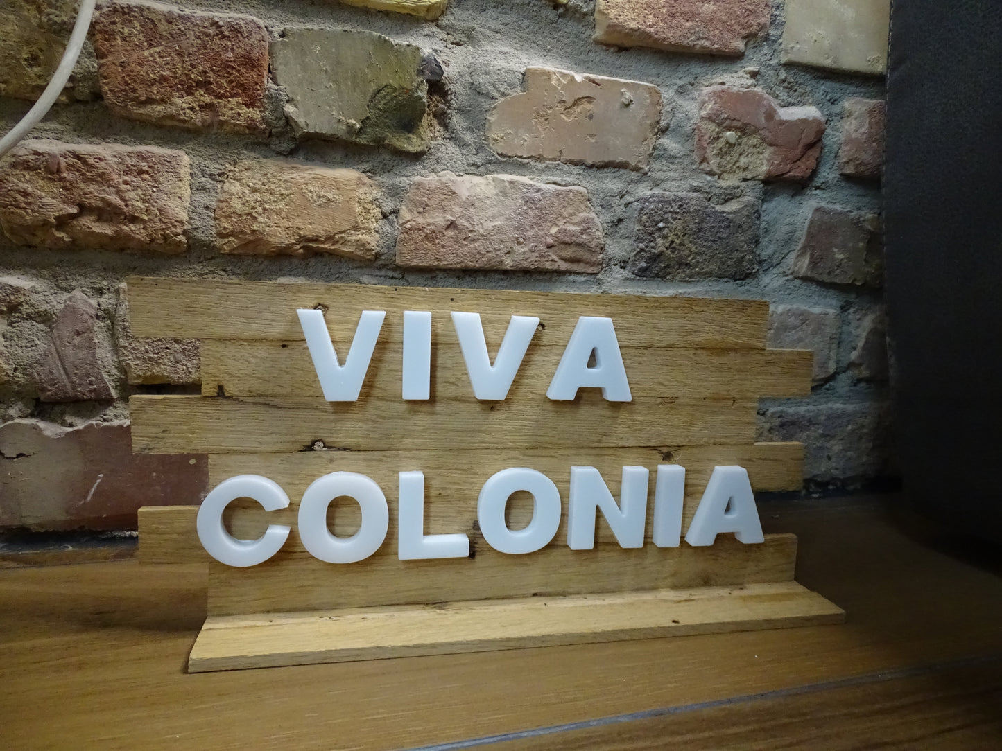 Viva Colonia - Deko Schild - Köln Fans - Karneval - Session Deko