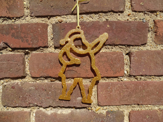 Nikolaus - Weihnachtsmann Fenster Dekoration - Wanddekoration - Baumschmuck