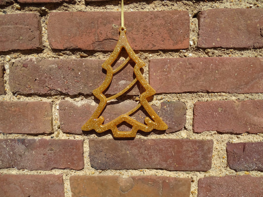 Weihnachtsbaum Fenster Dekoration Tannenbaum handgefertigt