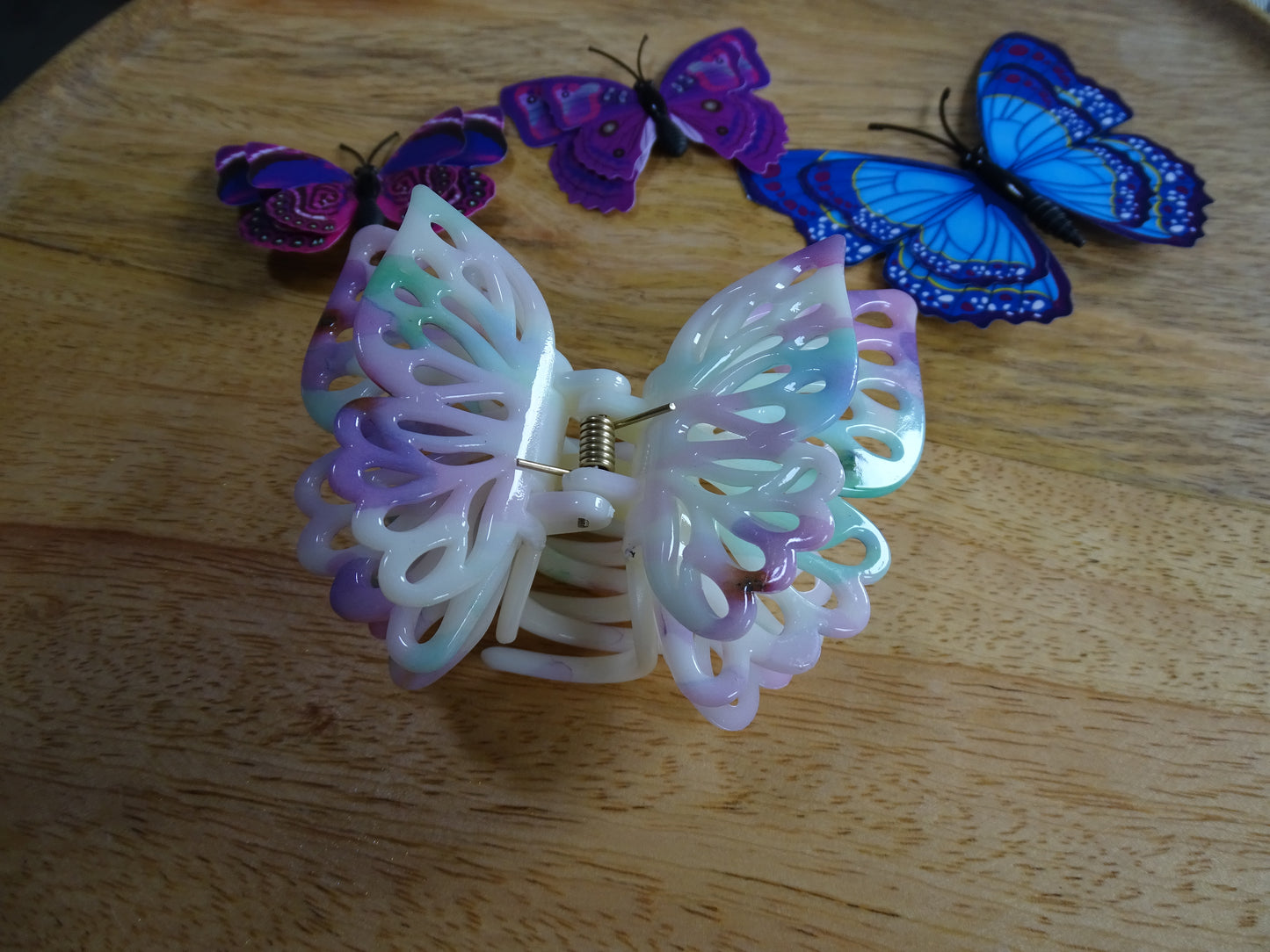 Fliegender Schmetterling - Butterfly Haarklammer 8,5 cm