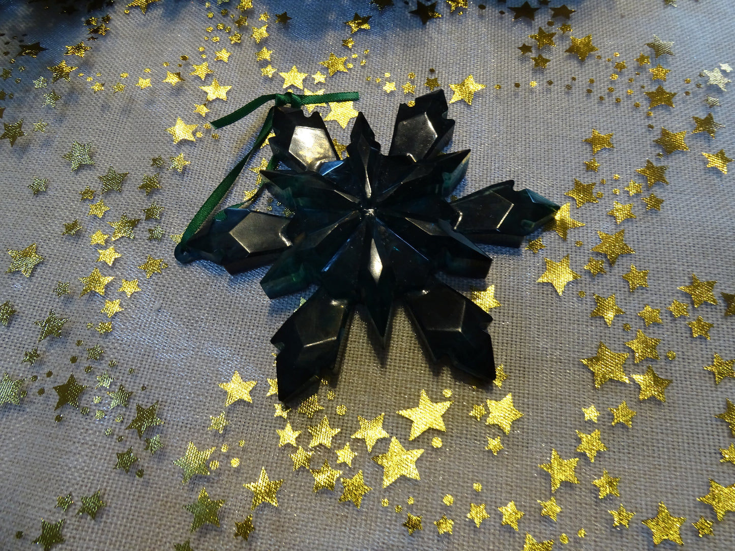 Große Sterne-Baumschmuck  Set– Weihnachtsanhänger in Gold, Silber, Rot & Champagner-Beige,grün