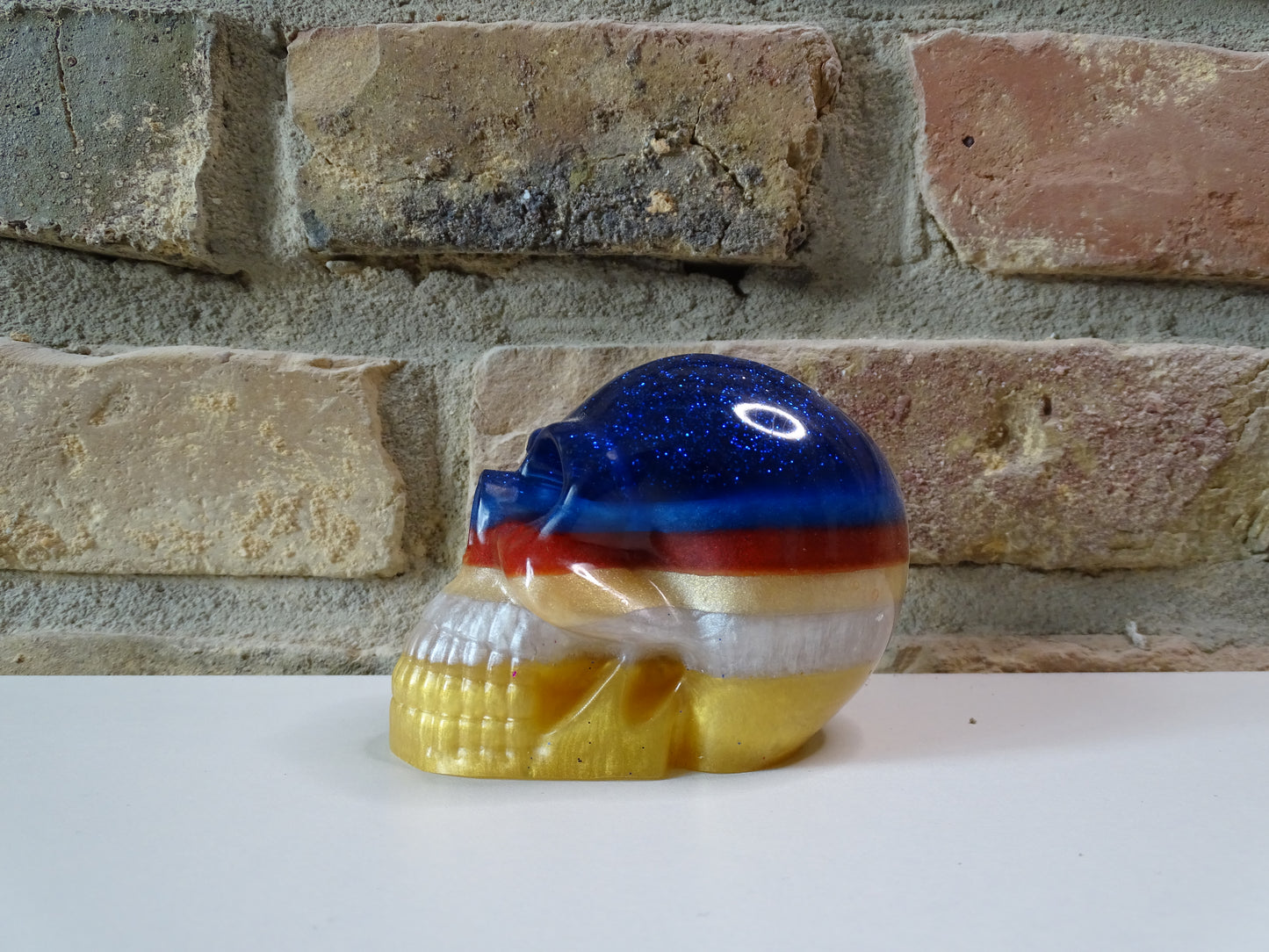 Totenkopf - Skull Deko Figur in deiner Wunschfarbe