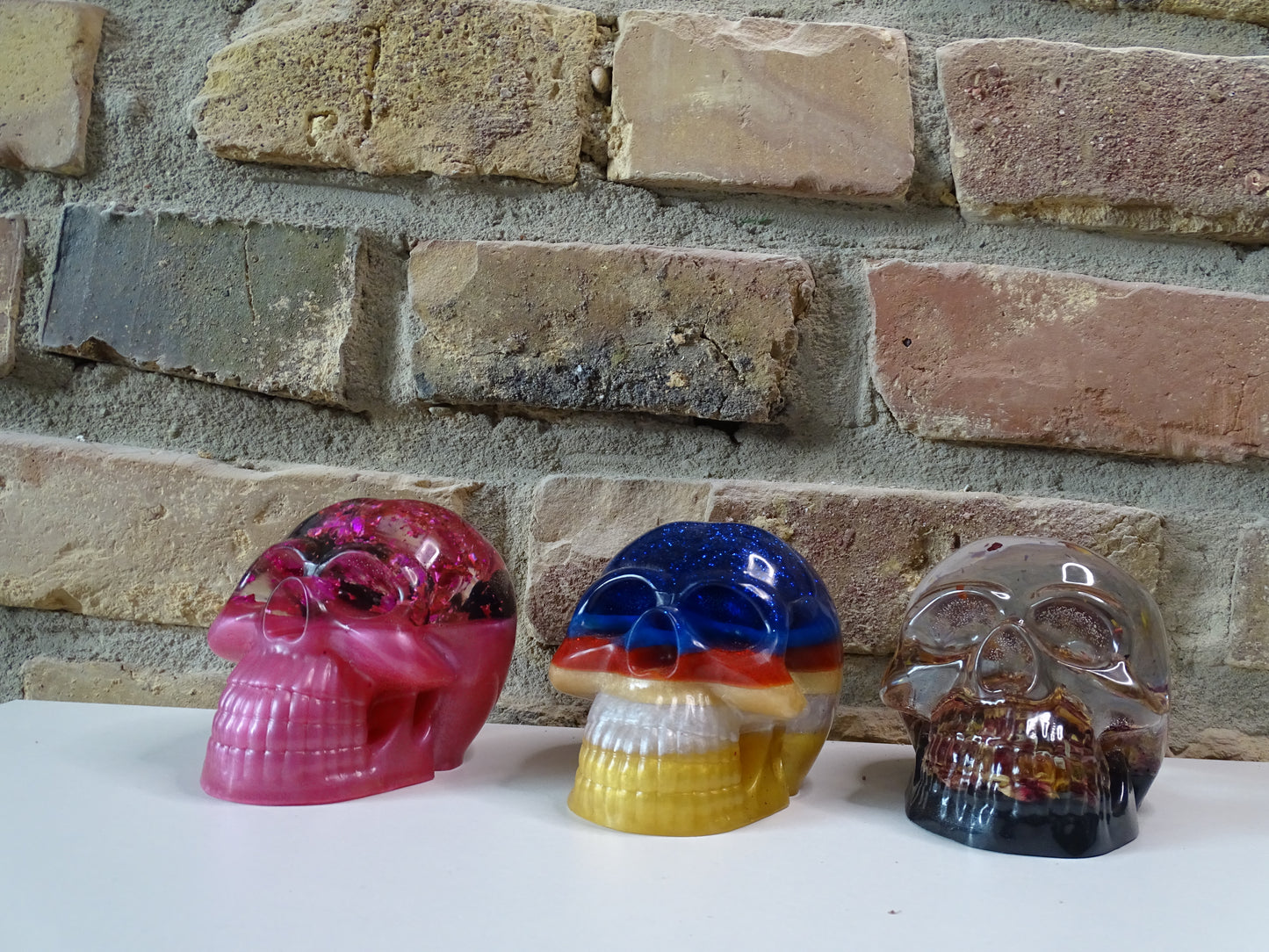 Totenkopf - Skull Deko Figur in deiner Wunschfarbe