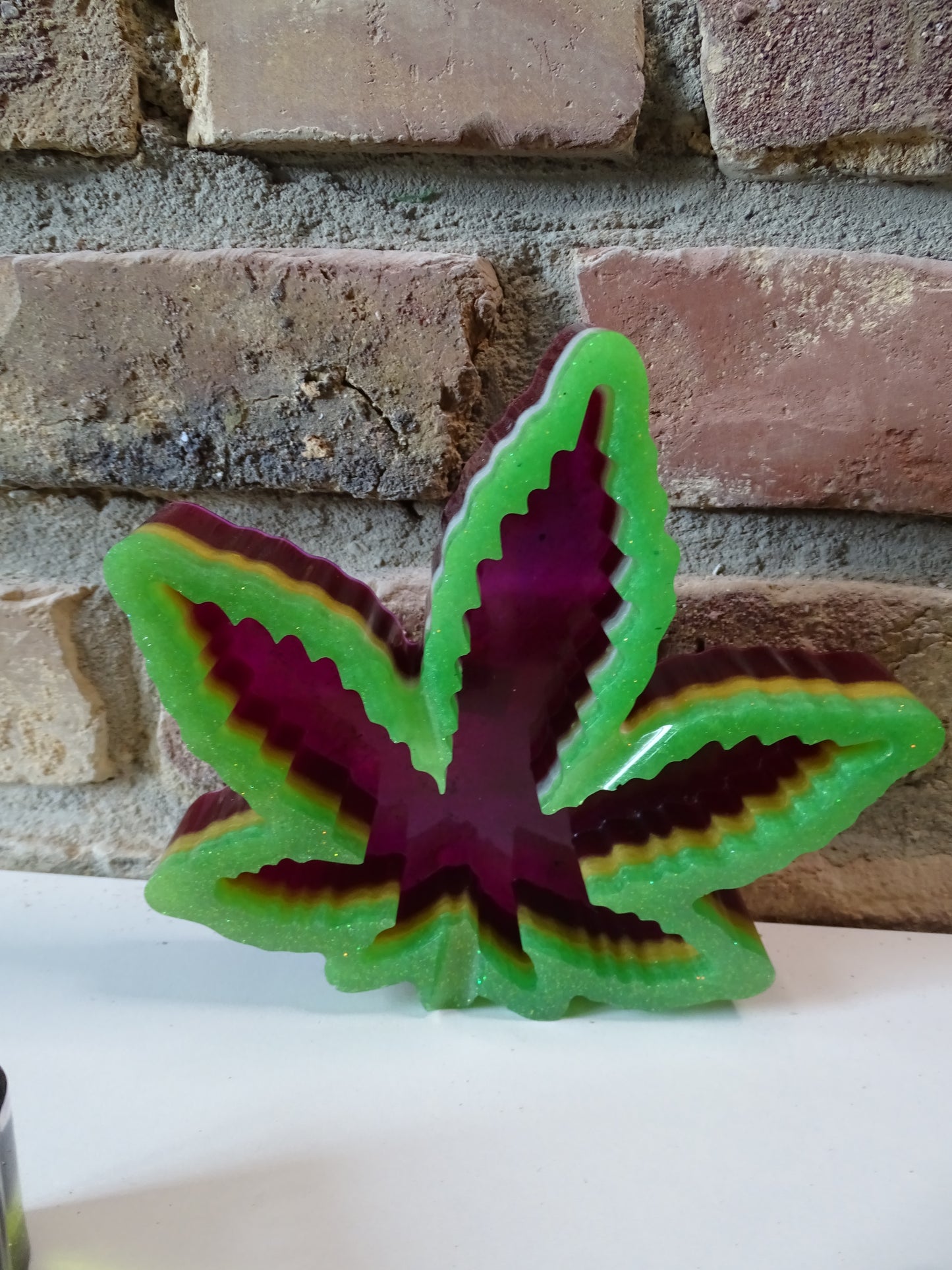 Ahornblatt Aschenbecher - Weed Aschenbecher XXL in deiner Wunschfarbe