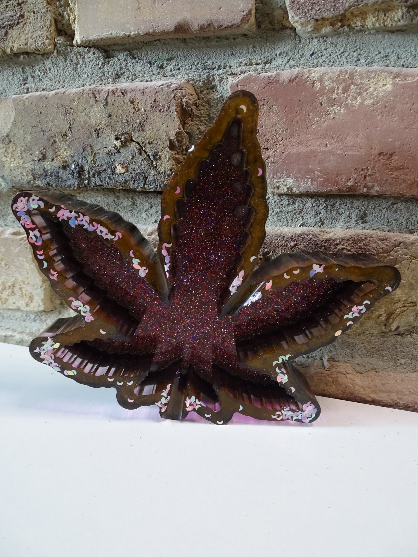 Ahornblatt Aschenbecher - Weed Aschenbecher XXL in deiner Wunschfarbe