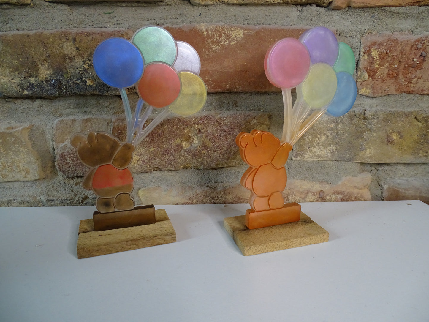 Luftballon Teddybär - Deko Figur Teddy - Kinderzimmer Dekoration in deiner Wunschfarbe