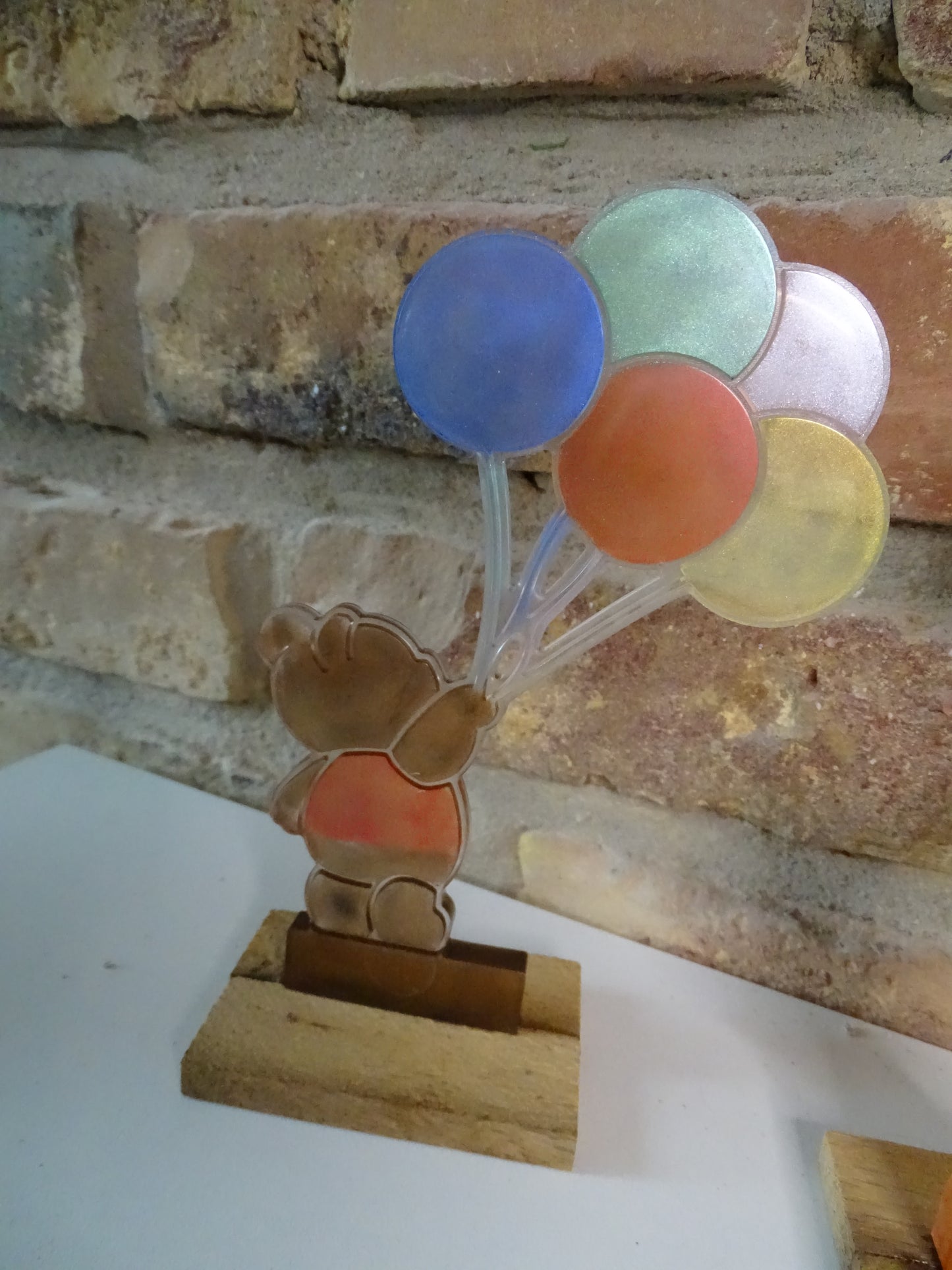 Luftballon Teddybär - Deko Figur Teddy - Kinderzimmer Dekoration in deiner Wunschfarbe