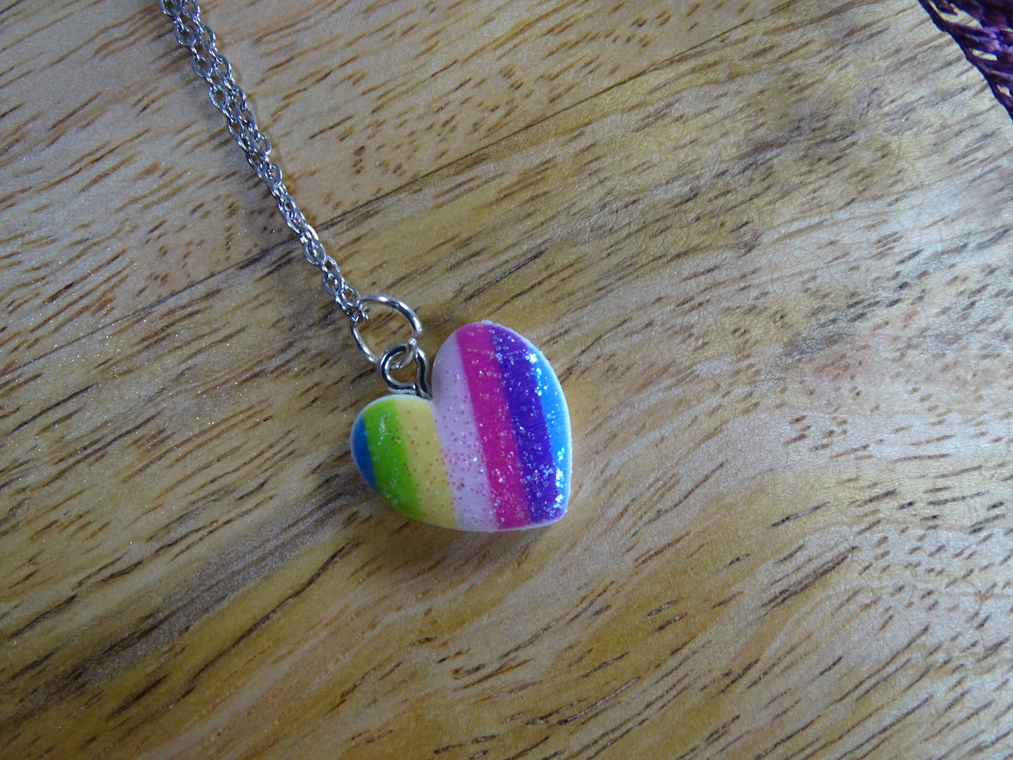 Halskette Rainbow Herz