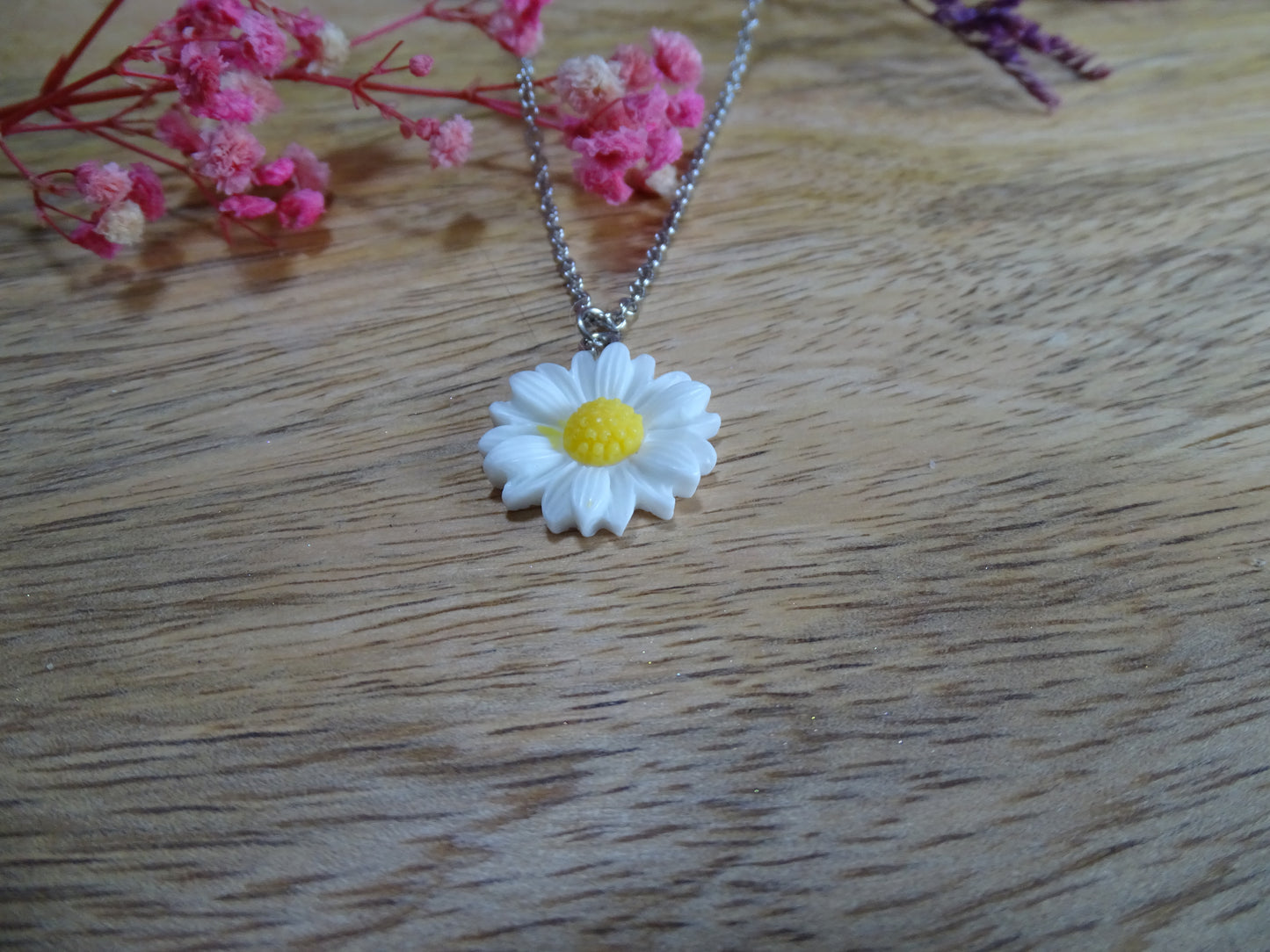 Halskette Gänseblümchen
