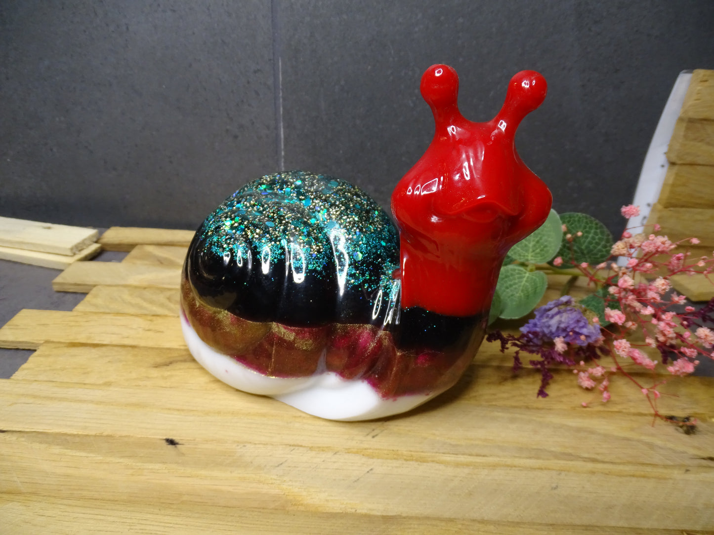 XXL Schnecke - Gartendekoration - Haus und Hof Schnecke in deiner Wunschfarbe