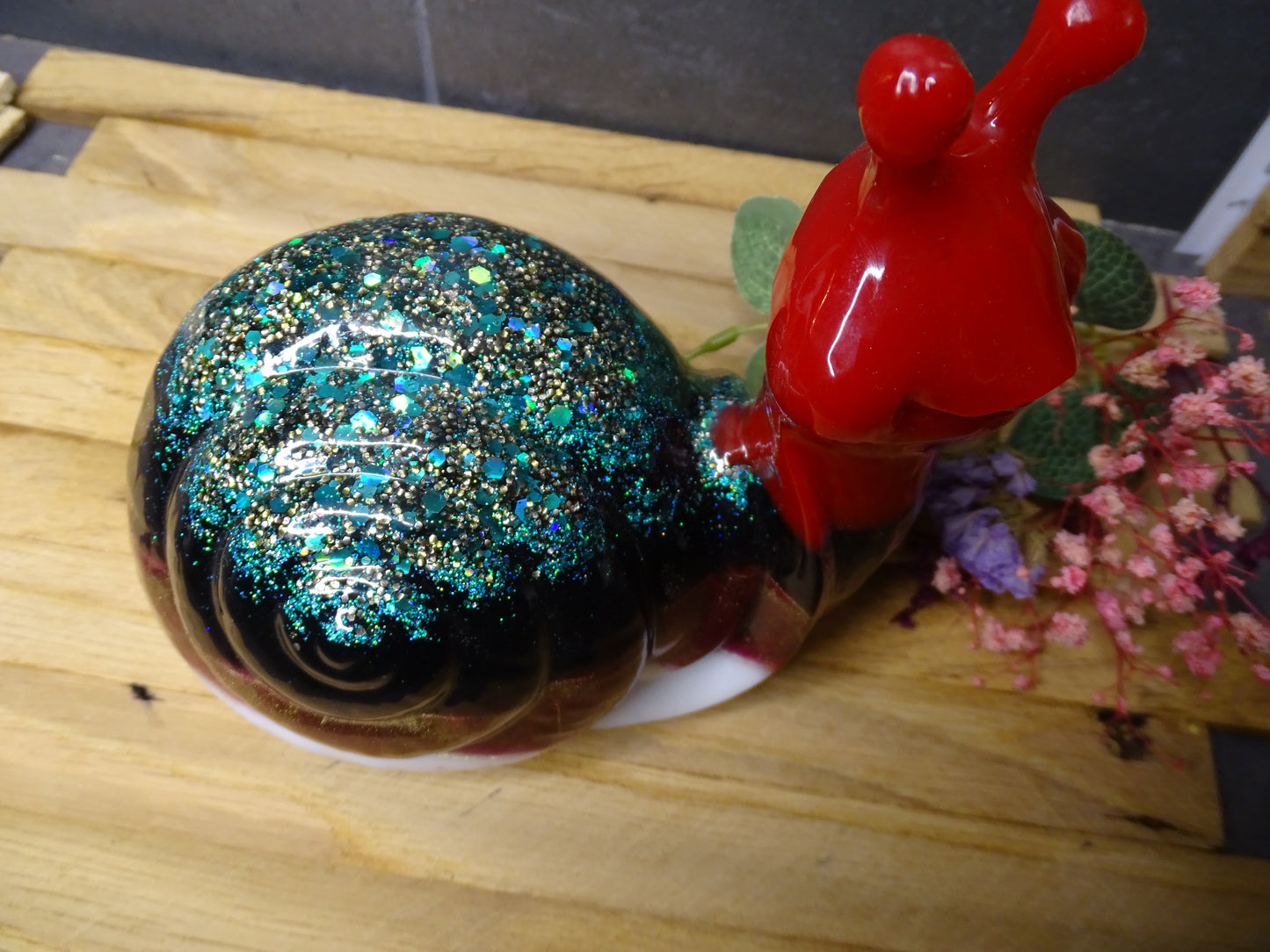 XXL Schnecke - Gartendekoration - Haus und Hof Schnecke in deiner Wunschfarbe