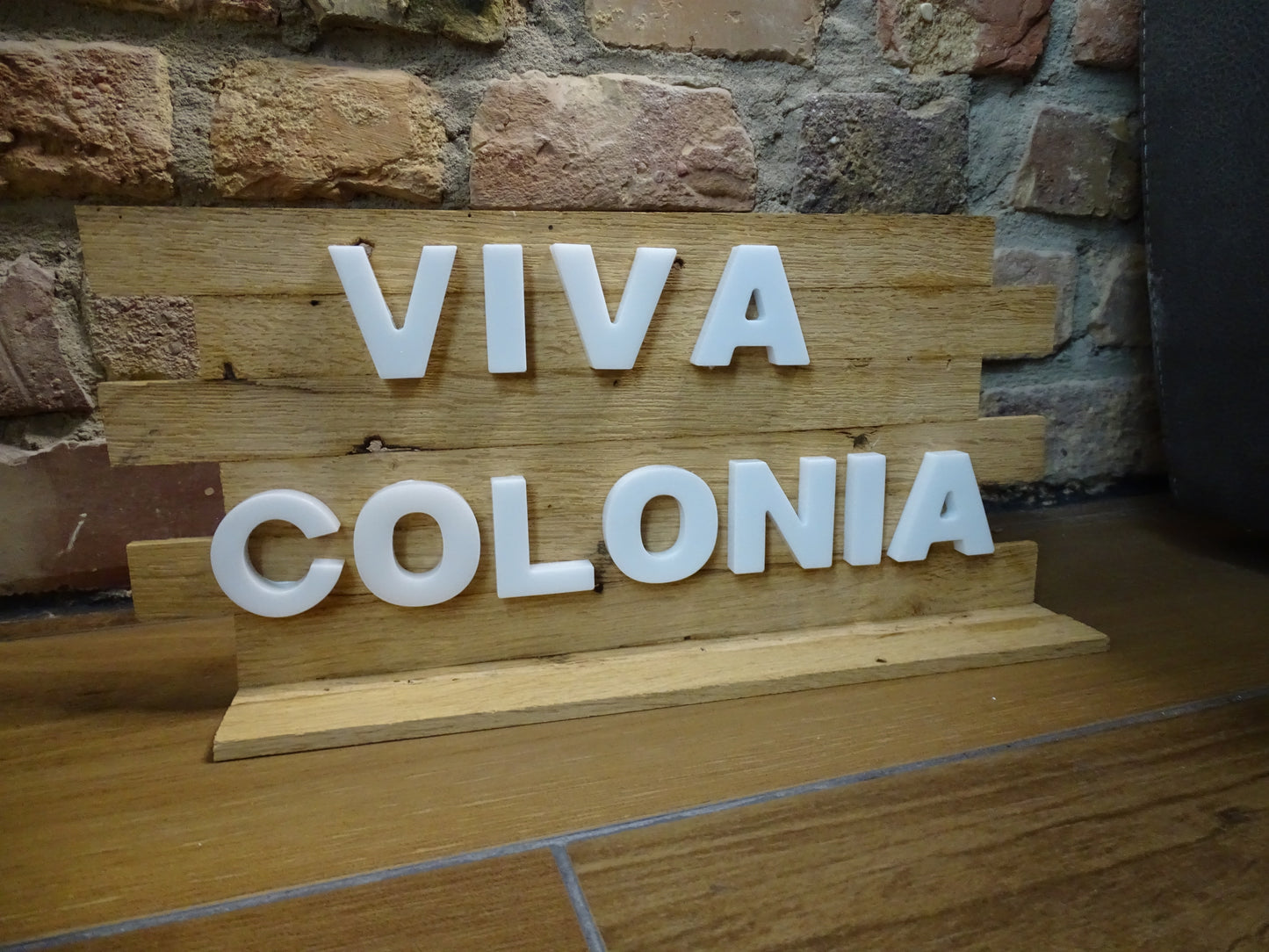 Viva Colonia - Deko Schild - Köln Fans - Karneval - Session Deko