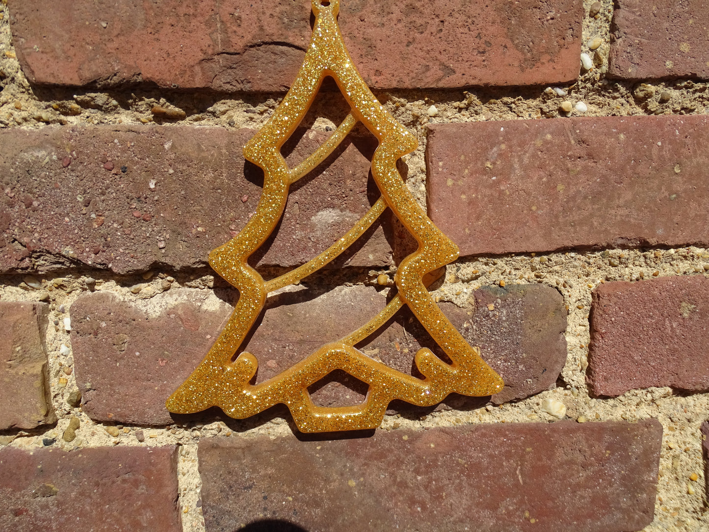 Weihnachtsbaum Fenster Dekoration Tannenbaum handgefertigt
