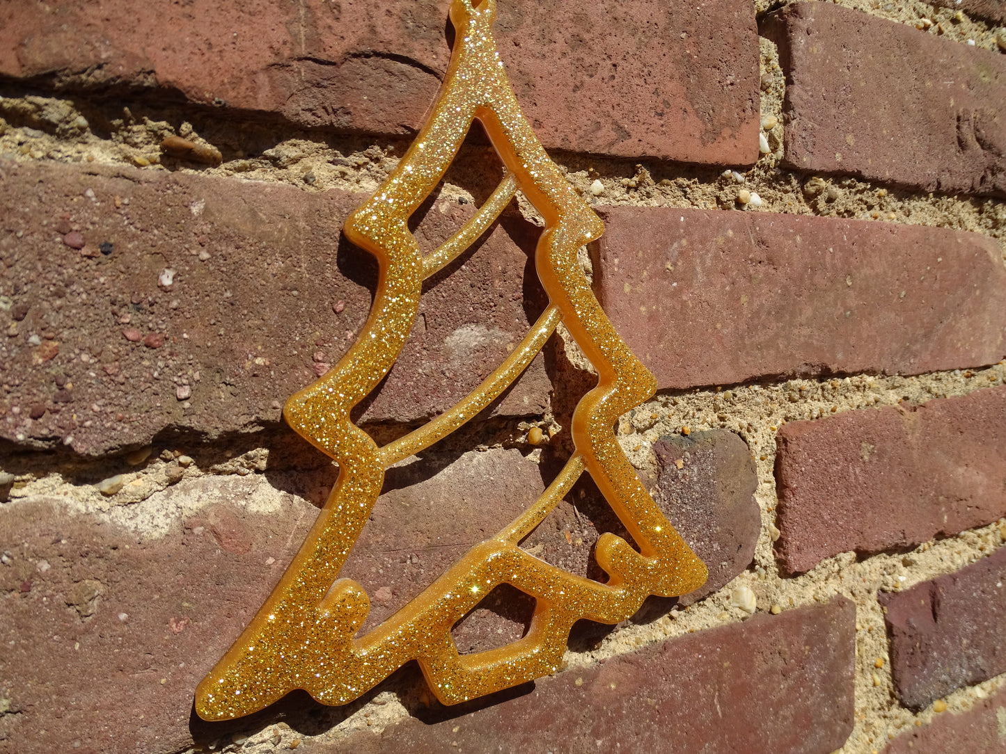 Weihnachtsbaum Fenster Dekoration Tannenbaum handgefertigt
