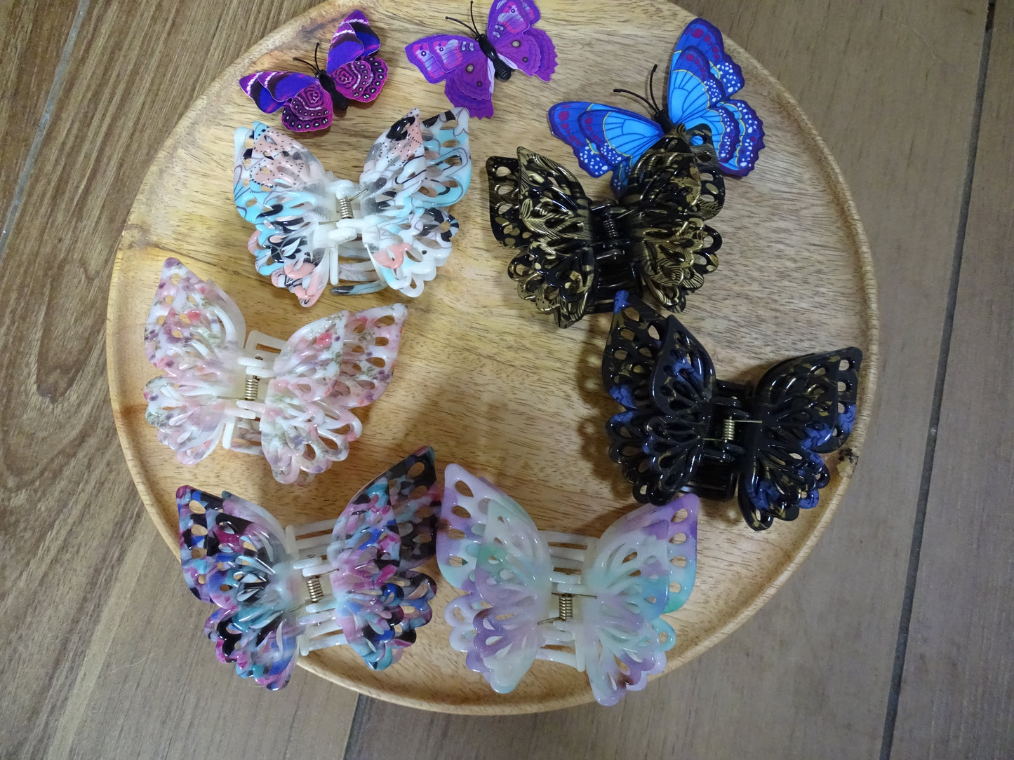Fliegender Schmetterling - Butterfly Haarklammer 8,5 cm