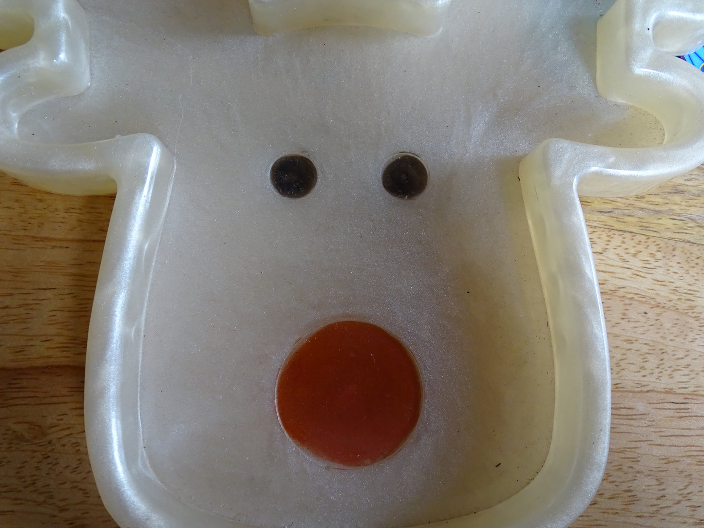 Rentier Teller aus Epoxidharz – Handgemacht