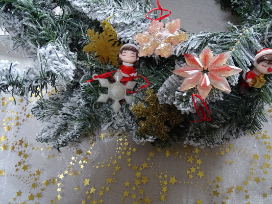 Handgefertigtes Baumschmuck-Set aus Kunstharz – Weihnachtsanhänger | Deko-Hänger für Tannenbaum & Winterzeit